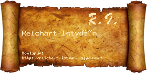 Reichart István névjegykártya