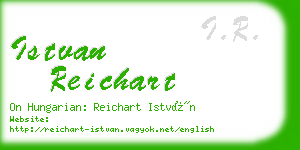 istvan reichart business card
